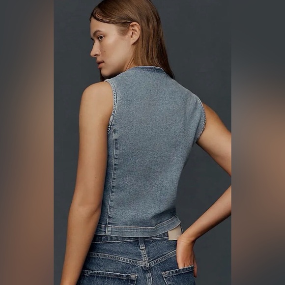 Young Fabulous & Broke (YFB) Denim Vest | EUC | Sz S - Picture 2 of 6